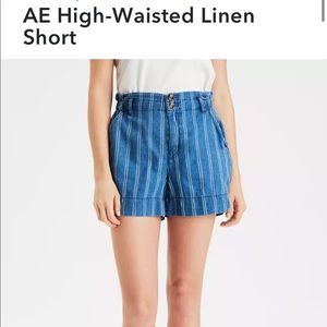 AE High Waisted Linen shorts. Never worn, still has original tags.